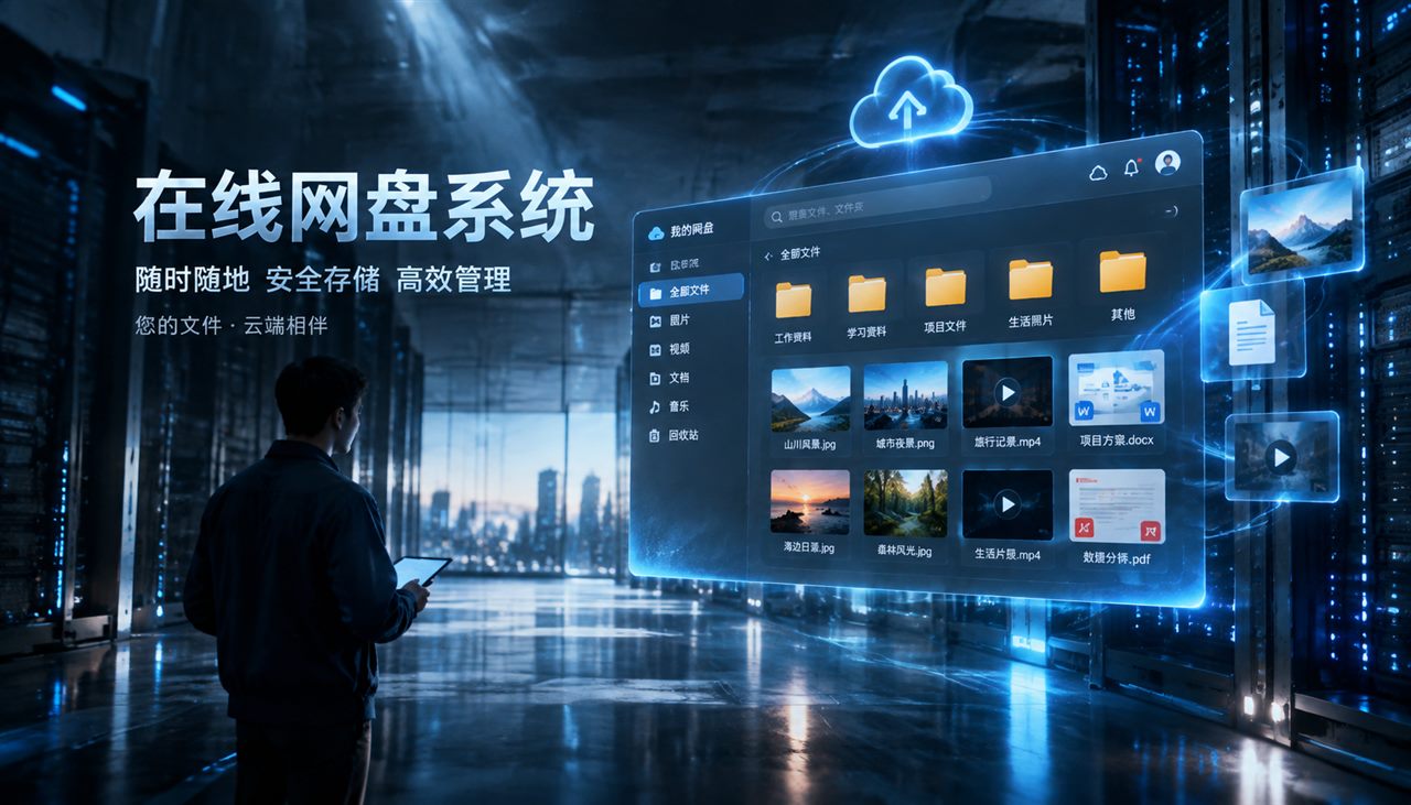 在线网盘系统界面预览