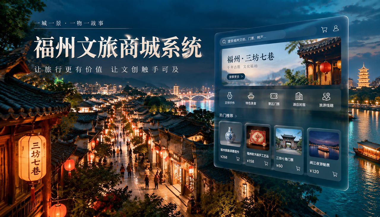 福州文旅商城系统界面预览